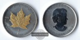 Kanada  5 Dollar  2012   Maple Leaf (mit Teilvergoldung)  FM-F...