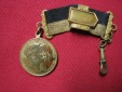 Tragbare Medaille am Band Wilhelm II. und Augusta Victoria