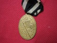 Tragbare Medaille am Band 1914-1918