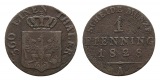 Brandenburg-Preußen, 1 Pfennig  1828 A