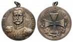Linnartz Hindenburg tragbare Silbermedaille 1914 Eisernes Kreu...