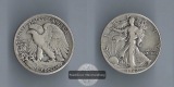 USA Half Dollar  1942  Walking Liberty    FM-Frankfurt    Fein...