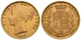 7,32 g Feingold. Victoria (1837 - 1901) / Wappen