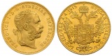 3,44 g Feingold. Franz Joseph I. (1848 - 1916)