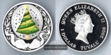 Tuvalu  1 Dollar  2008     Christmas Tree    FM-Frankfurt  Fei...