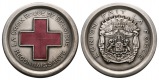 Linnartz 1. Weltkrieg Belgien emaillierte Medaille o.J. Rotes ...