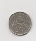 20 Cent Singapore 1989 (M168)