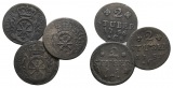 Altdeutschland; 3 Kleinmünzen 1756/1751/1752