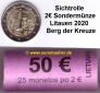 Rolle...2 Euro Gedenkmünze 2020...Berg der Kreuze