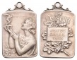 Linnartz Belgien Tragbare Silbermedaille 1933, Prämie, 12,66 ...