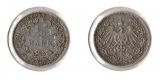 Kaiserreich 1/2 Mark 1906 -E- * * sehr schön * * Silber Jaege...