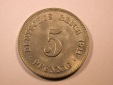 E26  KR  5 Pfennig 1911 J in St !! Erhaltung Originalbilder