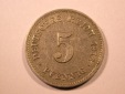 E26  KR  5 Pfennig 1913 E in ss-vz  Originalbilder