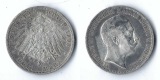 Preussen, Kaiserreich  3 Mark  1908 A  Wilhelm II. 1888-1918  ...