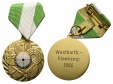 Westbarthausen-Kleekamp; tragbare Schützenmedaille 1986 vergo...