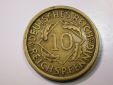 E27 Weimar  10 Reichspfennig 1930 A in ss/ss+   Originalbilder