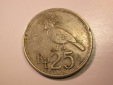 E27 Indonesien  25 Rupiah 1971 in ss  Originalbilder