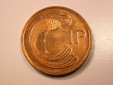 E27 Irland  1 Penny  1998 in vz-st  Originalbilder