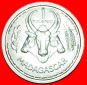 • FRANKREICH: MADAGASKAR ★ 1 FRANC 1948 SCHIFF! STG STEMPE...