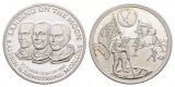 Linnartz Raumfahrt Feinsilbermedaille 1969 Mondlandung 15,08/f...