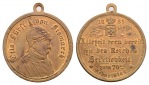 Linnartz Bismarck, Tragbare Bronzemedaille 1885 (v. LAUER), 70...