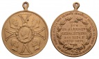 Linnartz Bismarck Tragb. Bronzemedaille 1895 a.d.25 Jahrfeier ...