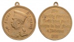 Linnartz Bismarck Tragb. Messingmedaille 1888 (Lauer) a.s. Rei...