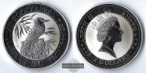 Australien,  2 Dollar 1992   Kookaburra   FM-Frankfurt Feinsil...