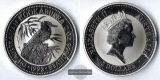 Australien,  2 Dollar 1993   Kookaburra   FM-Frankfurt Feinsil...