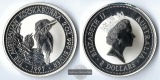 Australien,  2 Dollar 1997   Kookaburra   FM-Frankfurt Feinsil...