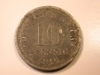 E29  Ersatzmünzen 10 Pfennig 1916 F in ss   Originalbilder