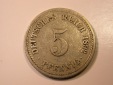 E29   KR  5 Pfennig 1892 A  in ss    Originalbilder