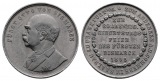 Linnartz Bismarck, Zinnmedaille 1895 (v. Bergmann), Bennert 14...