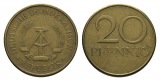 DDR, 20 Pfennig o.Jahr