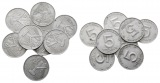 DDR, 8 Stck 5 Pfennig 1953 E, Deutschland