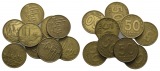 DDR, 9 Stck 50 Pfennig 1950 A, Deutschland
