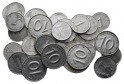 DDR, Lot 1-10 Pfennig 1948-90, Aluminium