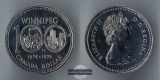 Kanada 1 Dollar Winnipeg 1974 FM-Frankfurt   Feinsilber: 11,66g