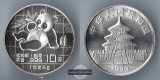 China  10 Yuan  1989  Panda   FM-Frankfurt  Feinsilber: 31,11g