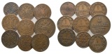Österreich, 9 Kleinmünzen