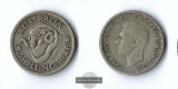 Australien  1 Shilling  1946  FM-Frankfurt  Feinsilber: 2,83g