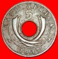 • GROSSBRITANNIEN (1937-1943): OSTAFRIKA ★ 5 CENTS 1937H! ...