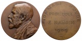 Linnartz MEDICINA IN NUMMIS Bronzemedaille 1909 (Vermeylen) au...