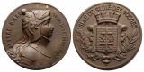 Linnartz Frankreich Bronzemedaille 1920, Jeanne d´Arc, 75,1 G...