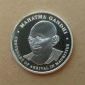 Mauritius 100 Rupees 2001 Mahatma Gandhi Silber PP