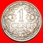 • WUCHERND LÖWE (1913-1943): NIEDERLANDE ★ 1 CENT 1918! W...