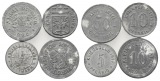 Weimarer Republik; Städtenotgeld, 4 Stück