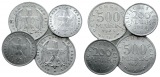 Weimarer Republik; 4 Stück Notgeld, 1923, Aluminium