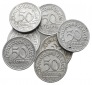 Weimarer Republik; 7 Stück 50 Pfennig 1921, Aluminium