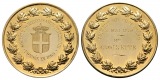 Linnartz Italien vergoldete Silbermedaille 1880 (graviert) Pr...